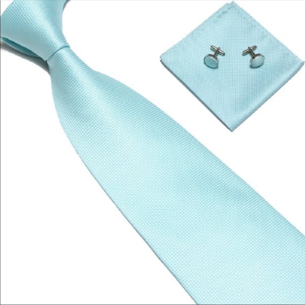 🆕 handmade tie, pocket handkerchief & cufflinks